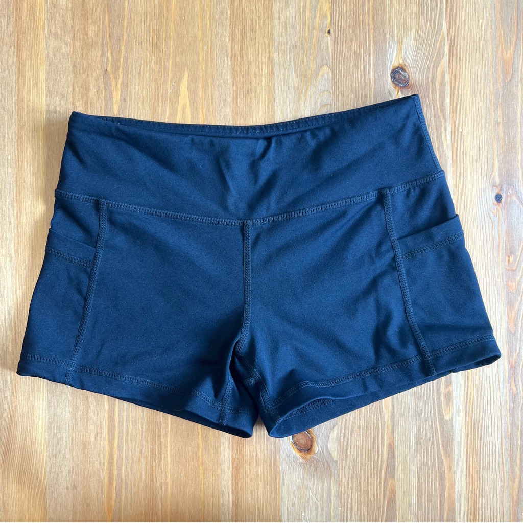 Iab Black Pocket Shorts 3”